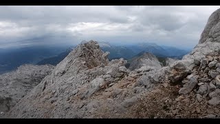 Thron des steinernen Meeres Großer Hundstod 2593m vom Ingolstädter Haus [upl. by Suciram]