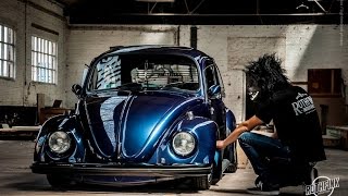 1973 Slammed VW Bug  Aircooled Junkies [upl. by Akemrej]