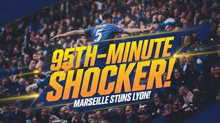 Last Minute Miracle Marseilles 95th Minute Stunner Shocks Lyon in Wild Olympico Derby [upl. by Anaed]