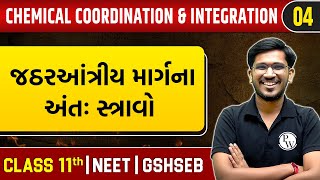 CHEMICAL COORDINATION AND INTEGRATION 04  અંતઃસ્ત્રાવો ની ક્રિયાવિધિ  Zoology  Class 11thNEET [upl. by Jillayne]