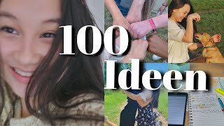 100 TIPPS GEGEN LANGEWEILE in den Sommerferien  Bucket List Ideen 2021  Lara Emily [upl. by Amato]