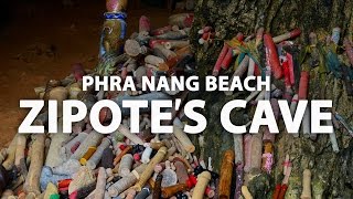 Phra Nang Beach y la cueva de quotlos zipotesquot  Tailandia [upl. by Ahon]