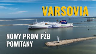 Varsovia oficjalnie na linii Nowy prom PŻB powitany [upl. by Temp]