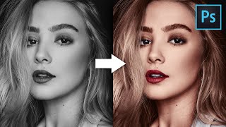 How To Colorize a Black amp White Photo in Photoshop  Photoshop Tutorial [upl. by Conroy104]