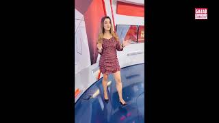 Shefali Bagga latest post on Social media  Bigg Boss ke baad ab ABP News ke studio pahuchi shefali [upl. by Neelrak429]