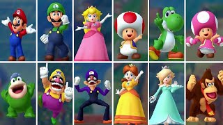 Mario Party 10  All Characters [upl. by Anerehs]