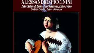 Alessandro Piccinini Bologna 15661638  Corrente 3 con la sua replica for lute [upl. by Lenehc357]