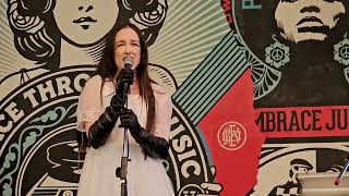 ALLIE X Performing quotFan Favoritequot GALINA from GIRL WITH NO FACE at AMOEBA HOLLYWOOD March 14 2024 [upl. by Gudren]