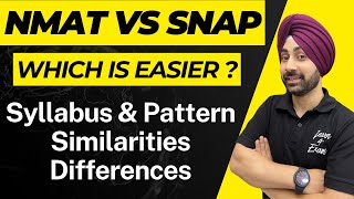 NMAT amp SNAP Exam Similarities  Common Syllabus amp Pattern Differences  Which Is the Easier Choice [upl. by Nymzaj]