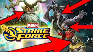 ODIN  NEW THANOS  ARES  MARVEL Strike Force  MSF [upl. by Juta]