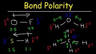 Bond Polarity Electronegativity and Dipole Moment  Chemistry Practice Problems [upl. by Adiam]