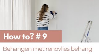 Behangen met renovlies behang  ESTAhome [upl. by Hazem]