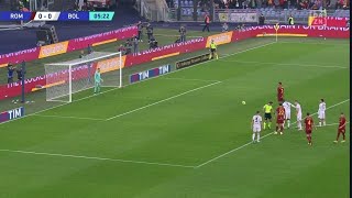 Lorenzo Pellegrini Penalty Goal Vs Bologna  Roma Vs Bologna [upl. by Anifur]