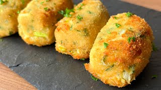 Croquetas de Atún en 10 Minutos muy fáciles [upl. by Novah]