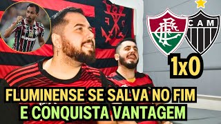 REACT MELHORES MOMENTOS FLUMINENSE 1X0 ATLÉTICO MG  FLUMINENSE FAZ VANTAGEM NOS MINUTOS FINAIS [upl. by Honniball]