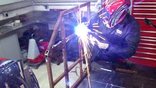 Vintage Aermotor Windmill Restoration Ep 5 Fabricating  Welding the Tower’s Top Platform [upl. by Menell]