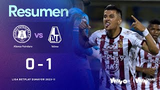 Alianza Petrolera vs Tolima resumen y goles  Liga BetPlay Dimayor 2023 2  Fecha 18 [upl. by Elfrieda]