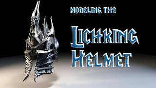 Modeling Lichking Helmet from World of Warcraft WoW Shadowlands in 3DS Max 3D Print Model [upl. by Levine]