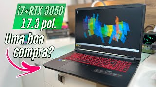 Usei o novo Nitro 5 de 173quot com i7 e RTX 3050 É bom como parece Review [upl. by Woolson]