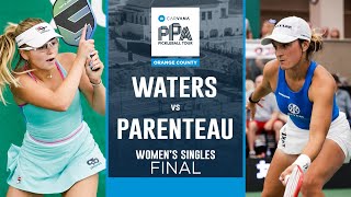 Anna Leigh Waters takes on Catherine Parenteau for the Gold [upl. by Doralia]