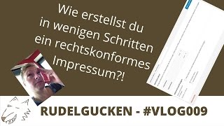 Impressum erstellen am Beispiel von Wordpress  Rudelgucken [upl. by Neoma]