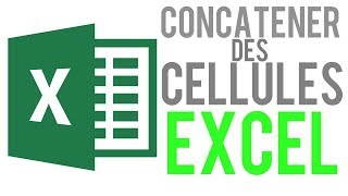 EXCEL  FORMULE CONCATENER Regrouper plusieurs cellules en une seule [upl. by Dyolf92]