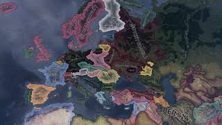 HOI4 Great war redux 1910  1936 Timelapse [upl. by Elokyn]