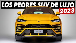 Los 7 PEORES SUV de lujo para 2023 que NUNCA deberías comprar [upl. by Ffilc307]