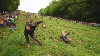 Gloucester Cheese Rolling 2012 OFFICIAL  Worlds Stupidest Competition [upl. by Juakn107]