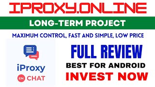 🤑iproxy online  Make online money New project 2023 [upl. by Niwhsa632]