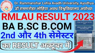 rmlau latest news todayrmlau result 2023ba 2nd semester result 2023ba 4th semester result 2023 [upl. by Yhtimit]