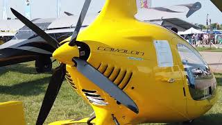 AutoGyro Cavalon 915iS  Rotax Aircraft Engines booth EAA Airventure Oshkosh 2019 [upl. by Jordanson]