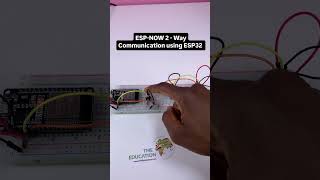 ESP now 2way communication using ESP32 arduinoproject arduinounoprojects arduinotutorial auto [upl. by Ailis883]