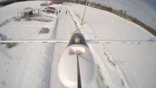 Nitroplanes Airfield Giant Glider at KVMA [upl. by Poyssick]