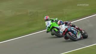 2022 Bennetts British Superbike Championship  RD7  Cadwell Park  Race 3 highlights [upl. by Hibbitts]