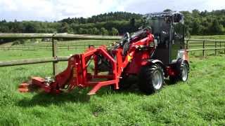 Weidemann – Hoftrac® 1280 mit Zaunmäher [upl. by Mercier249]