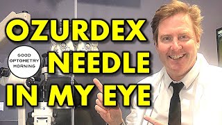 OZURDEX INJECTION EYE youtube eye doctor gets intravitreal eye injection for cystoid macular edema [upl. by Eelahc]