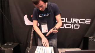 NAMM 2014 Source Audio Hot Hand USB Wireless MIDI Controller [upl. by Eirrehs]