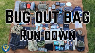 Full Bug Out Bag Break down Everything explained [upl. by Tish]