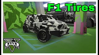 Patched How to get F1 wheels on any car in GTA 5 Super EASY Glitch Working [upl. by Aimit]