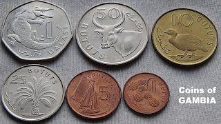 Gambian Dalasi amp Bututs Coins  Complete set  Gambia  Africa [upl. by So]