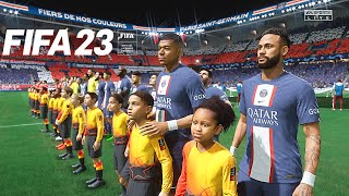 PSG vs SL BENFICA FIFA 23 Champions League 2223 Realistic Gameplay Prediction 11102022 [upl. by Eisnil559]