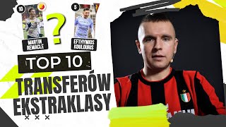 OCENIAMY TOP 10 TRANSFERÓW EKSTRAKLASY LATEM 2023 [upl. by Ninette141]