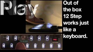 12 Step MIDI Bass Keyboard Pedal [upl. by Judah]