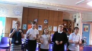 Bungay High School Signing Choir quotHumanquot Rag n Bone Man [upl. by Nuahsel]