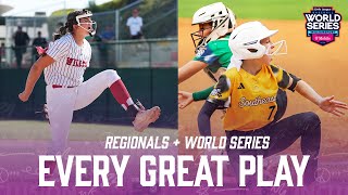 EVERY GREAT PLAY from Regionals to Little League Softball World Series 2024 [upl. by Antonia602]