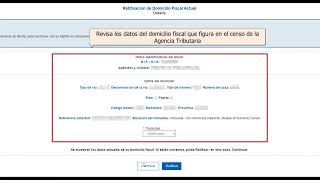 Renta 2022  Ratificación del domicilio fiscal [upl. by Bettye]