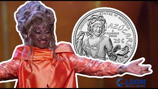 León Medical Centers distribuyó moneda de 25 centavos de dólar con la imagen de Celia Cruz [upl. by Renny]