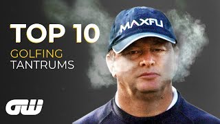 Top 10 GOLFING TANTRUMS  Golfing World [upl. by Leonerd689]