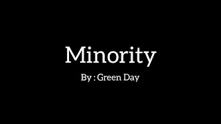 Minority  Green Day Lyric  Chords [upl. by Lancelle]